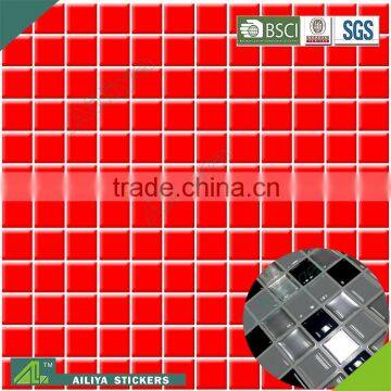 BSCI factory audit eco-friendly UV printing crystal custom waterproof decorative tile stickers bathroom