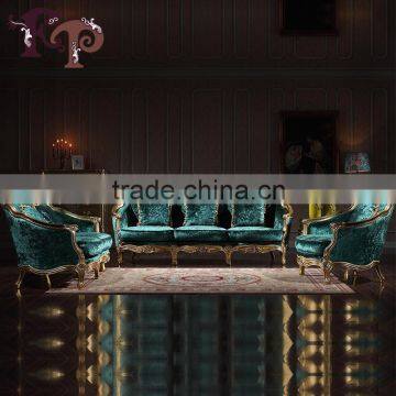 Luxurious Classic Furniture Sofa With Gold Leaf Gilding photo-2