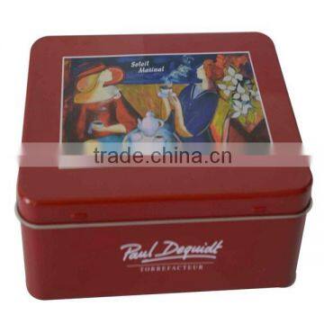 wholesale popular design metal tin cake boxes