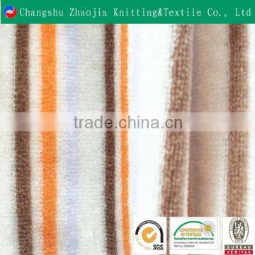 High quality stripe printed 80 20 polyester cotton blend fabric for sofa ZJ038