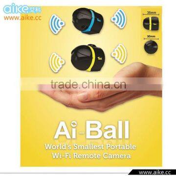 2016 AI Ball Mini Wifi Hidden Cam IP Wireless Surveillance Camera World's Smallest AI-Ball Mini WiFi Camera photo-2