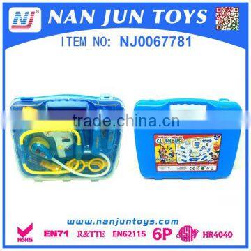 High quality plastic doctor play set toy with handle box