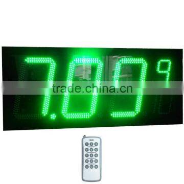 LED petrol price sign gas price sign oil price Green color 12inch