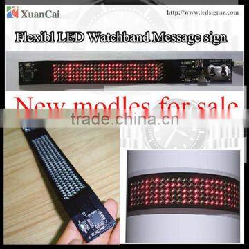 New! Programed watchband LED flexible screen