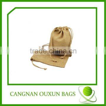 fashion jute drawstring burlap bags wholesale