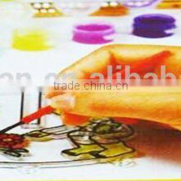 Pervious to Light Painting With Key Chain Children's Educational Parent-child Creative DIY Coloring of Graffiti Painted Toys photo-5