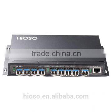 8GE 1000M Gigabit Fiber Optical Ethernet Switch