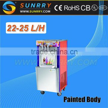 Newly Ice Cream Machine/Flat Pan Fried Ice Cream Machine/Italian Ice Cream Machine (SY-IC25A SUNRRY)