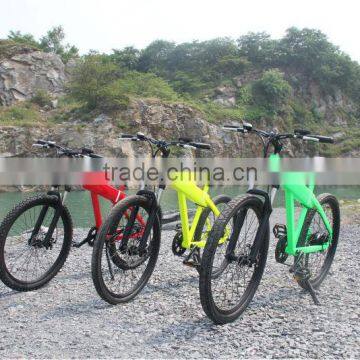 Rainbow-2014 New model pedelec sport style MTB li ion battery electric chopper bike