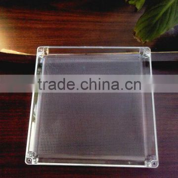 high quality plastic transparent plates with texture supplier