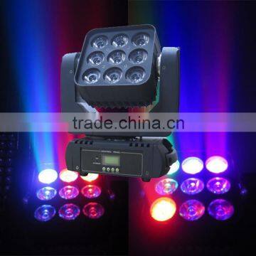 3x3 9pcs 10W Rgbw 4 in 1 LED Matrix Beam Moving Head dj Light photo-2
