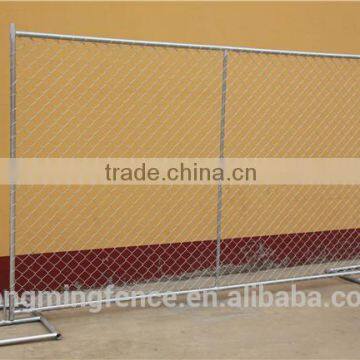 US style cross brace chain link privacy fence for sale