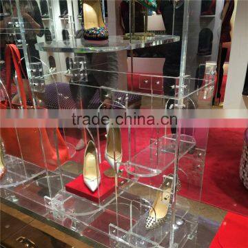 The best price you can get handbag shoe display frame, bag display riser