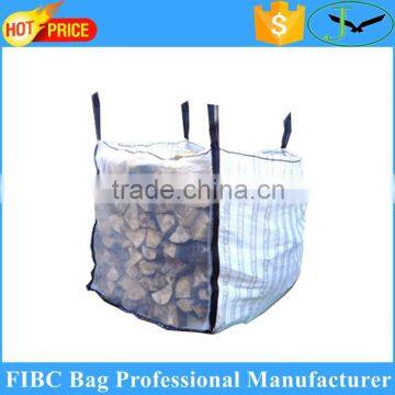 High quality customized 100% virgin pp woven bulk log bags / nets OEM