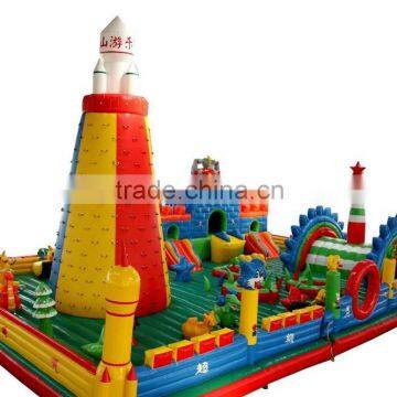 QH-C-26-inflatable-combo-bounce-playhouse-castle-and-slide