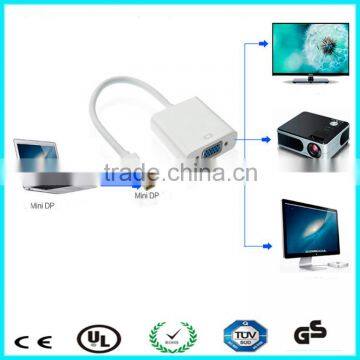 Made in China factory display port dp male to vga female adapter