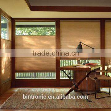 Bintronic Wireless Remote Control Top Down Bottom Up Honeycomb Blind Electric Track With DC Electric Motor photo-2
