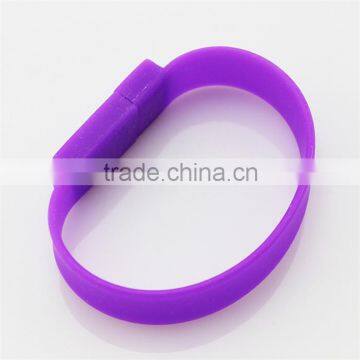 U-disk manufacturers wholesale silicone wrist usb custom printing company logo U-disk usb flash drive