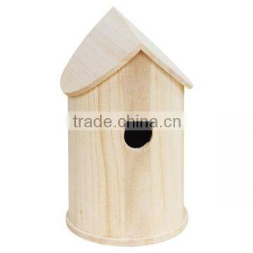 2016 Wholesale FSC promotion new cheap handmade wooden bird house