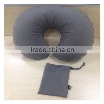 collar grey personalized travel neck pillow with removable cover and pouch bag