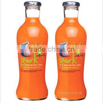 275ml and 350ml glass drinking bottle
