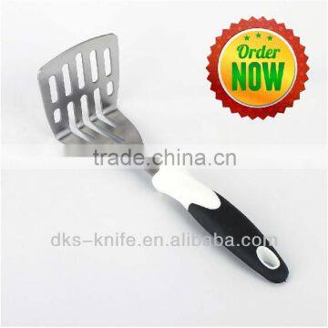 TSY003-PP Stainless Steel Potato Presser with White PP and Black TPR handle Kitchen Tool