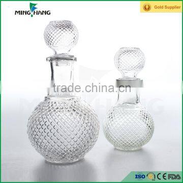 250ml Liquor Glass Bottle With Glass Cap photo-3