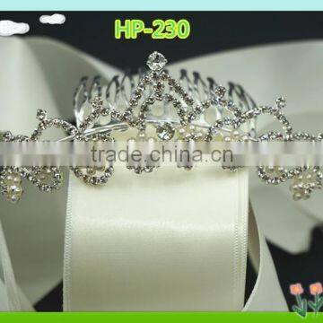 Wholesale bling bling rhinestone wedding crowns