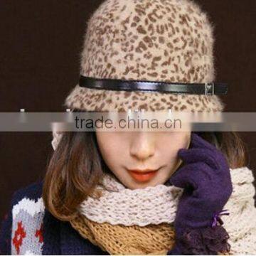 rabbit hair plush style bucket cap winter floppy hat