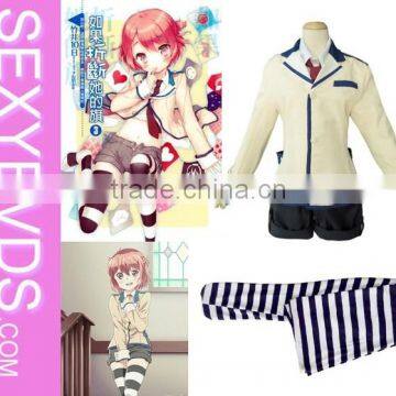 Japanese anime cosplay costume Kanojo ga Flag o Oraretara costume