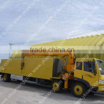 China Vertical Sanxing K Q Span Arch Roofing Machine