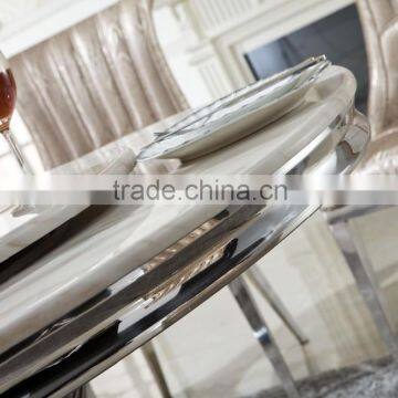 Modern Marble Dining Table With Chairs photo-4