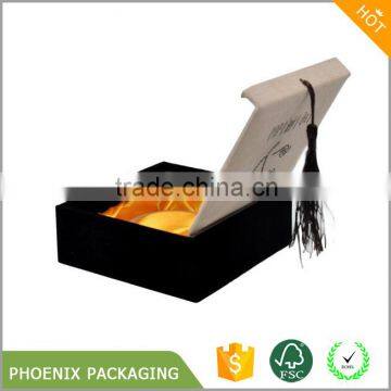 luxurious Chinese style paper packaging box for bracelet