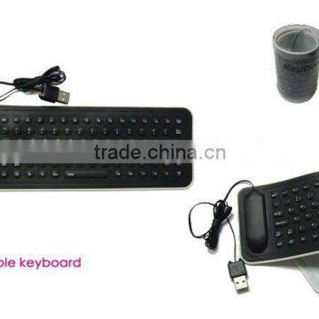 85 keys soft touch silicone keyboard