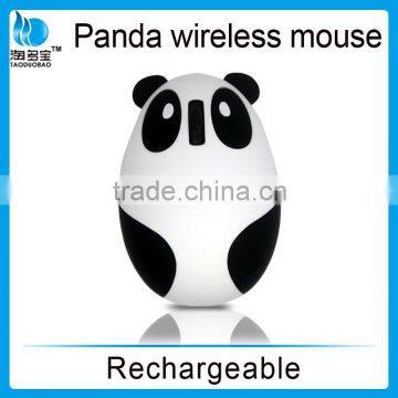 Rechargeable wireless mouse ODM panda shape wireless computer mouse from factory