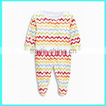 2016 New kids footed one piece pajamas,footed one piece for baby