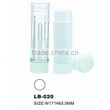 LB-020 clear plastic lip balm