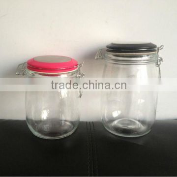 clip top big glass canisters