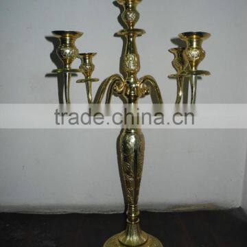 candelabras with bowls for flowers