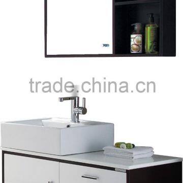 Modern wall hung bathroom vanity cabinet