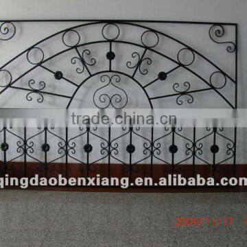 wrought iron window frame