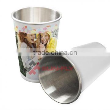 Factory wholesale New 18oz. Stainless Steel White Cone Mug