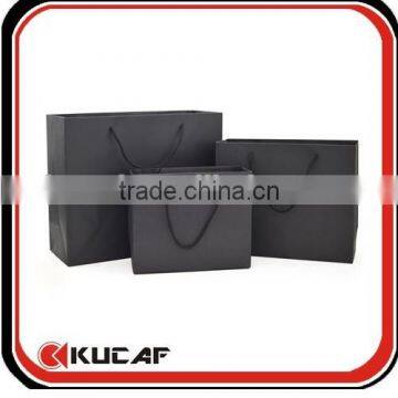 Classic black paper bag various size
