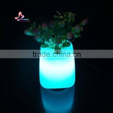 vase-shaped long running time bluetooth wireless portable rohs speaker with seven color LED changing