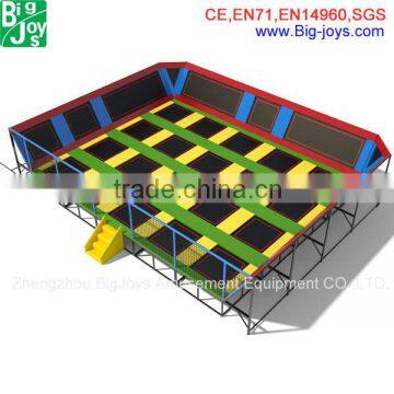 Professional Gymnastics Outdoor Trampoline With Nice Design Retail