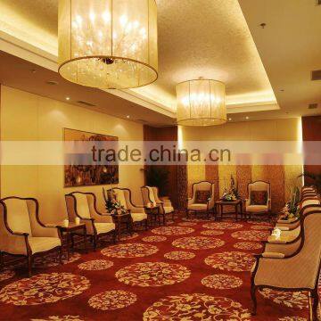 Chinese beautiful customized hotel carpets Hand tufted wall to wall carpets