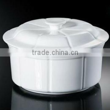 H0235 eco friendly chaozhou porcelain white ceramic soup tureens