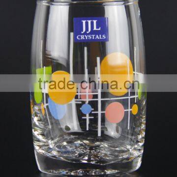 JJL CRYSTAL BLOWED TUMBLER JJL-6901E WATER JUICE MILK TEA DRINKING GLASS HIGH QUALITY