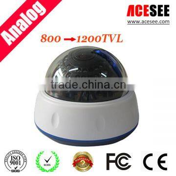 ACESEE 1000tvl Low Illumination CCD Plastic Dome CCTV Digital Camera