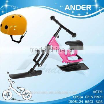 Kids ski Kid snow sled/snow scooter ski / snow push bike